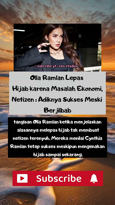 Netizen Malah Bandingkan Olla Ramlan Dgn Adik Nya Cynthia Ramlan #youtubeshorts #shorts #ytshorts