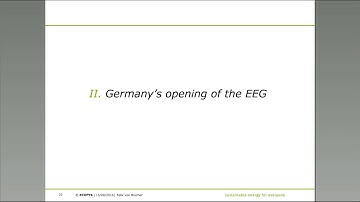 Cross-border renewables auctions: Germany’s opening of the EEG