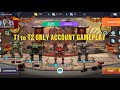 T1-T2 only account gameplay 1