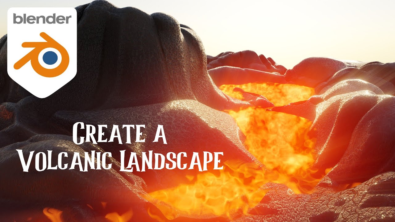 Blender 2.9: How To Create a Volcanic Landscape - YouTube
