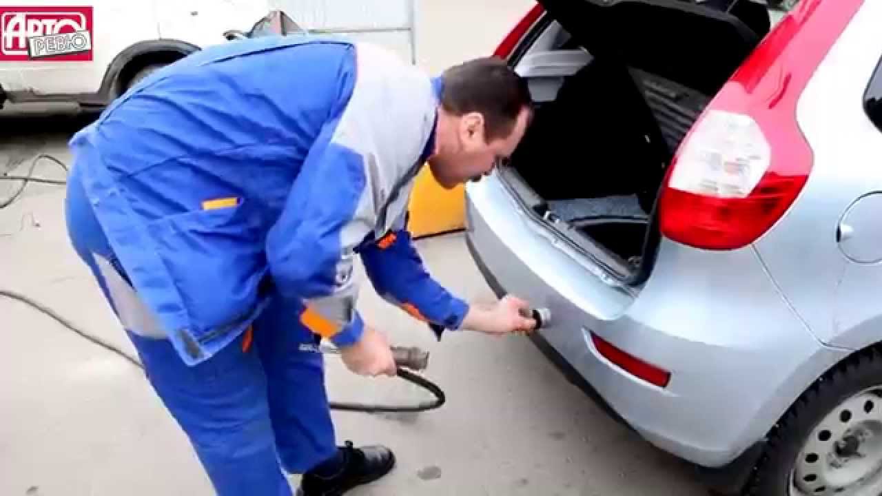 Авторевю: редакционная Лада Калина на газе - YouTube