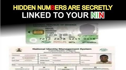 How To See Hidden Numbers Linked To Your NIN without you knowing