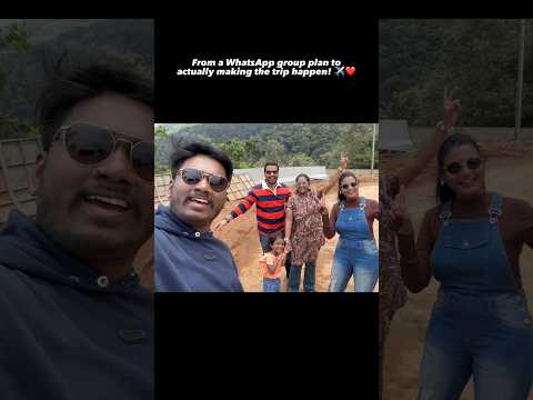 From a WhatsApp group plan to actually making the trip happen✈️❤️ #travel #shorts #shortvideo #viral