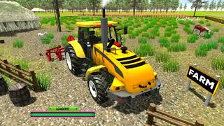 Village Tractor Simulator Real Tractor Driver 3D - Android Gameplay screenshot 5