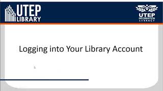Logging into your Library Account screenshot 2