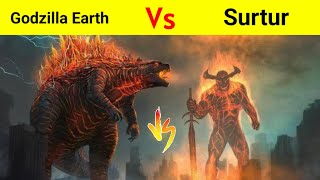 Godzilla Earth Vs Surtur | Monster Vs MCU के दानव में कौन जीतेगा ?