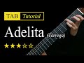 Adelita  guitar lesson  tab