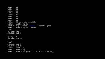 Ansible video course - hosts file