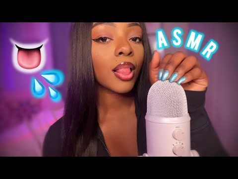 ASMR | Gentle Bare Mic Scratching 🤍 With Slurps 😛✨ (No Talking) 
