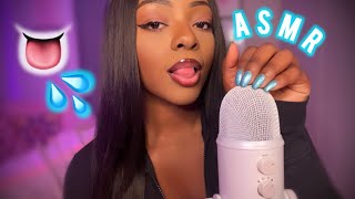 ASMR | Gentle Bare Mic Scratching 🤍 With Slurps 😛✨ (No Talking) 