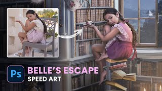 Photoshop Speed Edit - Belle's Escape