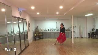 Carmen Habanera Tango Line Dance (with teaching)