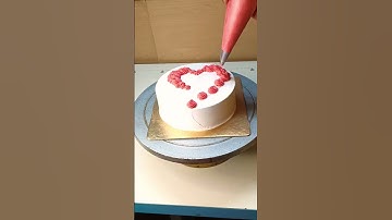 Anniversary cake decoration ideas at home #shorts #trending #shortsfeed #viral #youtubeshorts #cake