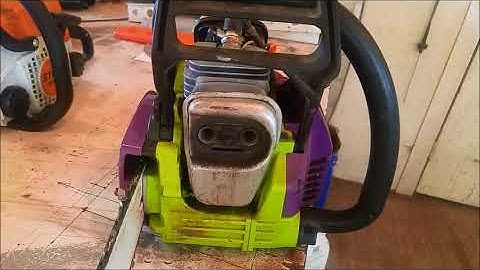 Poulan VS Sthil (with cut)