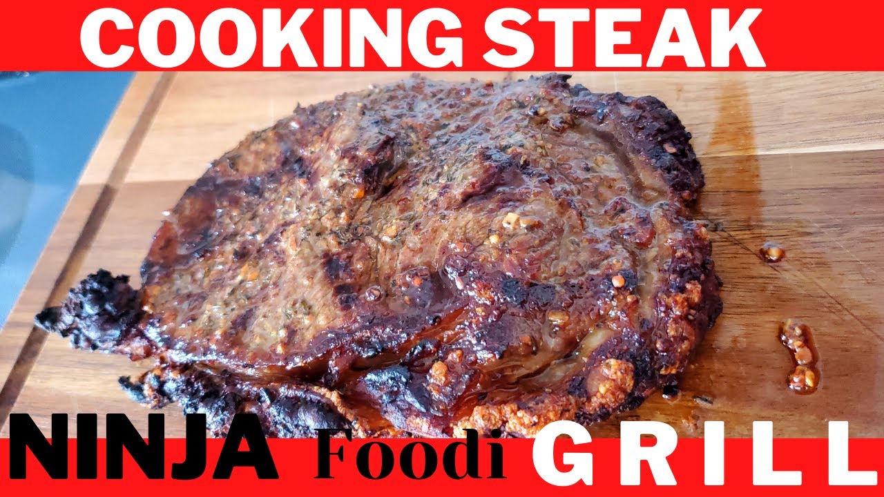 COOKING STEAK USING NINJA FOODI SMART GRILL YouTube