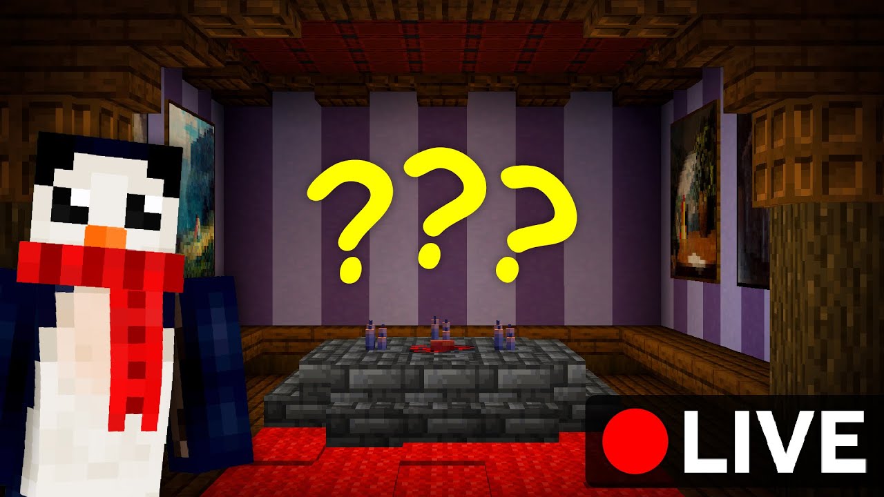 🔴 10 Builders vs. 1 Minecraft Haunted Mansion: LIVE Building!