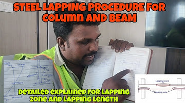 Steel lapping procedure in tamil | column steel lapping | beam steel lapping | lapping length