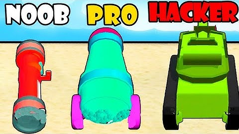 NOOB vs PRO vs HACKER in Fireball Gun Run Part 1 | Gameplay Satisfying (Android,iOS)
