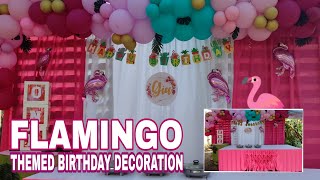 DIY FLAMINGO THEMED BIRTHDAY DECORATION IDEAS | VERY EASY STEP BY STEP TUTORIAL | Rex Montalbo