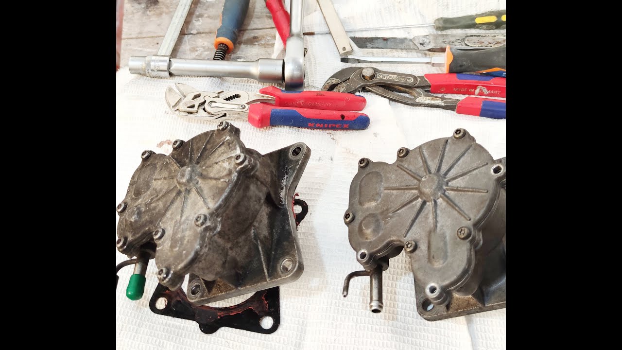 Дефектовка вакуумного насоса - RD28Ti Nissan Patrol GR Y61 (14650-VB101)