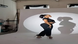 Behind the scenes photoshoot with godox gobo
