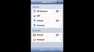 PULL TO REFRESH FEATURE IN IOS 6 MAIL APP