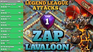 Legend Legend Attacks June Season #3 Zap Lalo | Clash of clans (coc)