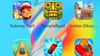 Subway SurfHill Climb Ra...Going BallsBottle Jump ...Candy Crush...AB Friends screenshot 4