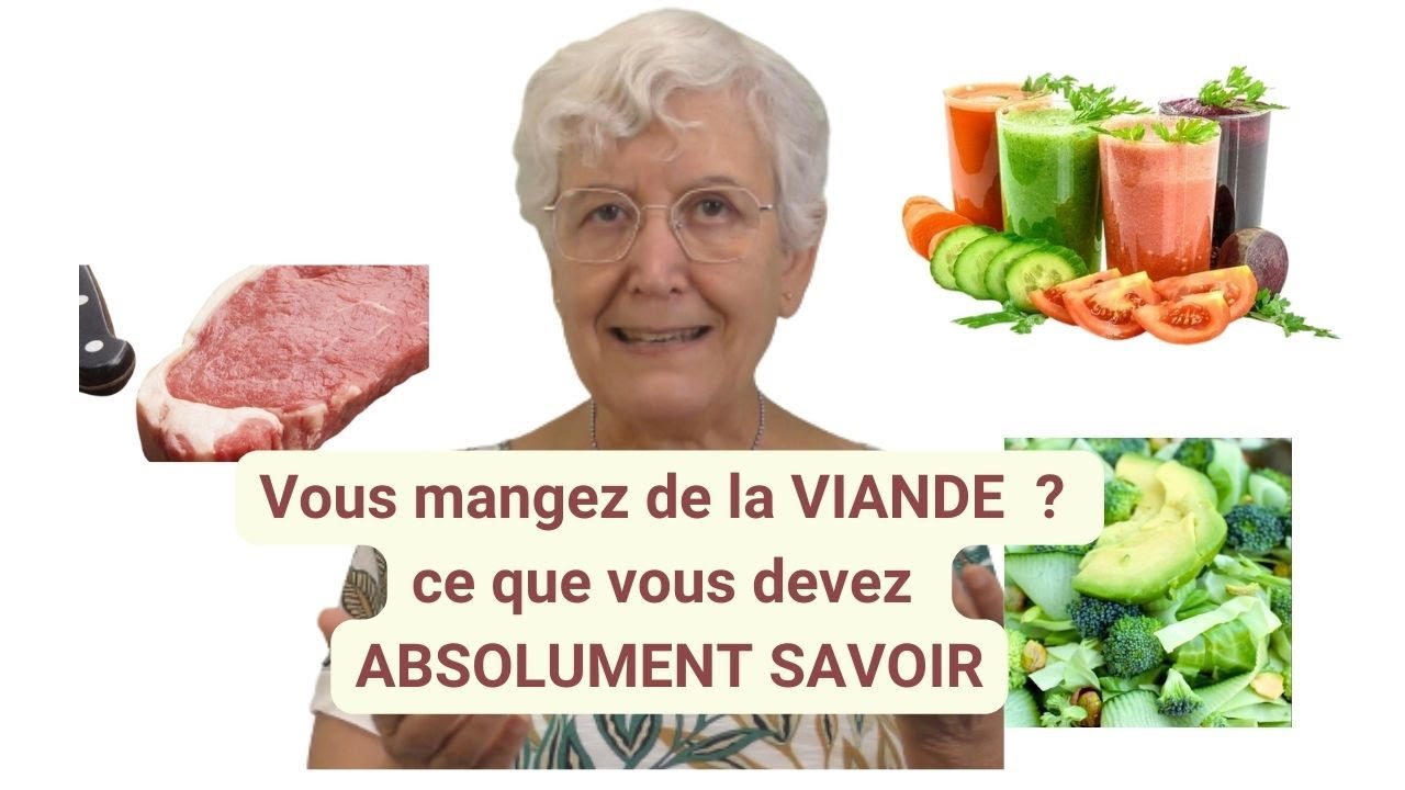 Consommez-Vous de la Viande? Ce que Vous Devez Absolument Savoir! - YouTube