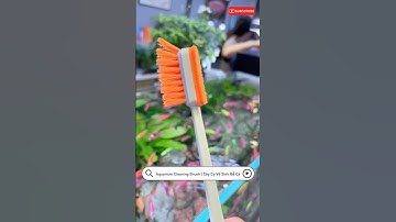 Bàn chải đa năng làm sạch bể cá - aquarium cleaning brush #shorts #fishaquarium