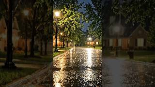 Only 1% Have Seen a Night Like This 🌧️✨ | Peaceful Rainy Night in America #Shorts