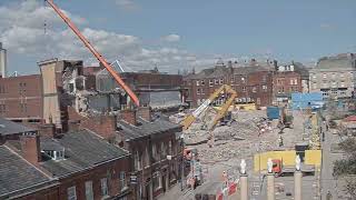 TIMELAPSE - Watch TJ Hughes in Oldham town centre disappear