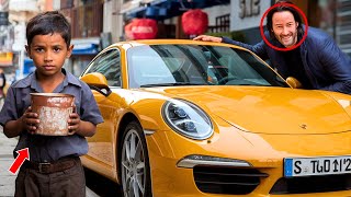 Keanu Reeves Visits LEBANON in His Porsche 911, Then Spots a Little Beggar and Does the Unimaginable