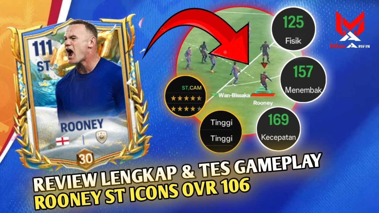 REVIEW LENGKAP & TES GAMEPLAY ROONEY ST ICON 106