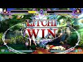 BlazBlue Continuum Shift Extend - PS3 gameplay - Arcade with Litchi Faye Lin