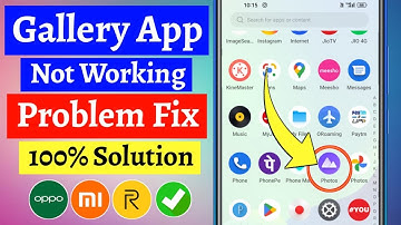 How to fix gallery problem in android | photo & gallery app not working problem solved in realme