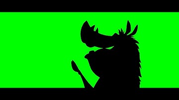 Timon and Pumbaa Interrupt 3 Green Screen (Widescreen Scope)