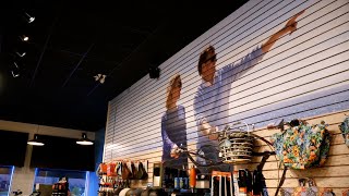 PEDEGO ELECTRIC BIKE SHOP INSTALLS UPDATABLE GRAPHICS SLATWALL