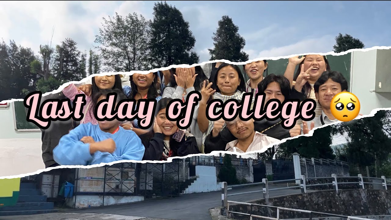 Last day of college// meeting with friends🥺