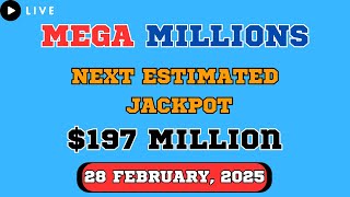 Mega Millions Next Estimated Jackpot Drawing for Mar 04, 2025 - Live Winning Numbers & Results