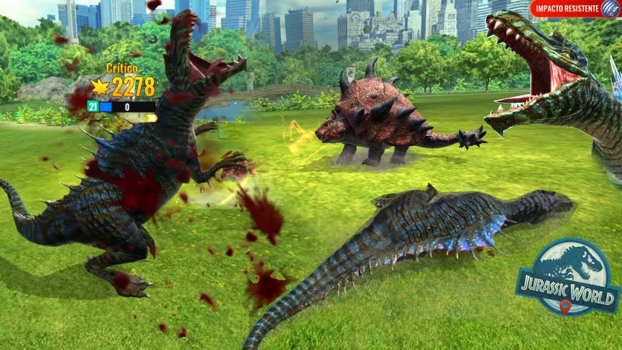 La GARRAPATA ASESINA! Asalto MASTER ANKYLODICURUS Jurassic World Alive ...