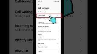 Auto Call Recording ON Kaise Kare 📞 #shorts