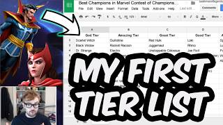 Full Reviewing My First MCOC Tier List (10 Years Ago) - Marvel Contest of Champions Guide