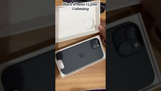 Black Iphone 15 Plus Unboxing