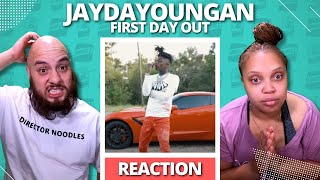 JayDaYoungan Reaction - First Day Out (LLC Freestyle) | First Time We React to First Day Out! 💚
