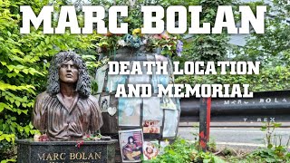 Video thumbnail of "Marc Bolan death site - the 'Bolan Tree' is not there anymore"