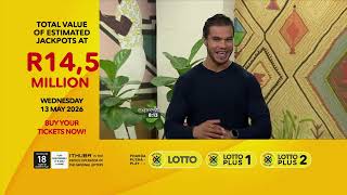 Play LOTTO, LOTTO Plus 1 & 2 for a total estimated jackpot of R14.5 million by iTHUBA