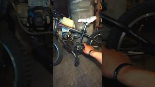 Sprockets installed on my 50cc 16 inch Mongoose bicycle. #homemade #project