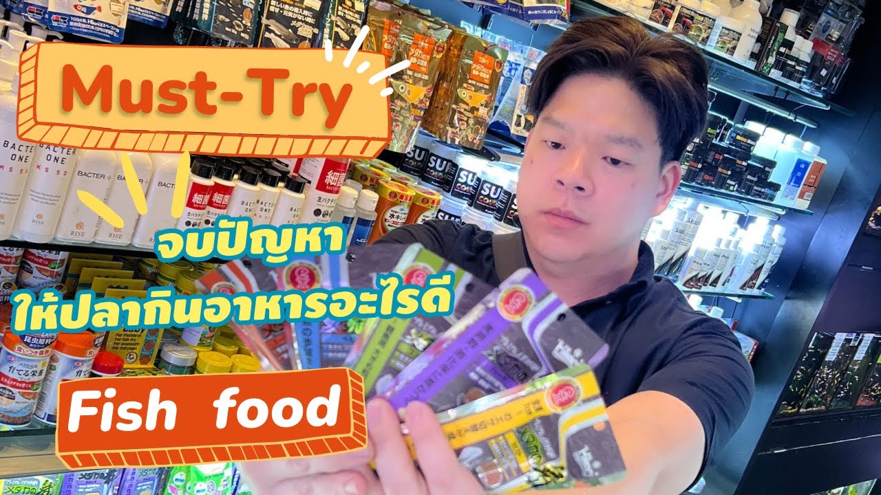 Fish food review medaka food อาหารปลาเมดากะ ปลาน้ำจืด ให้อาหารปลา ตัว
