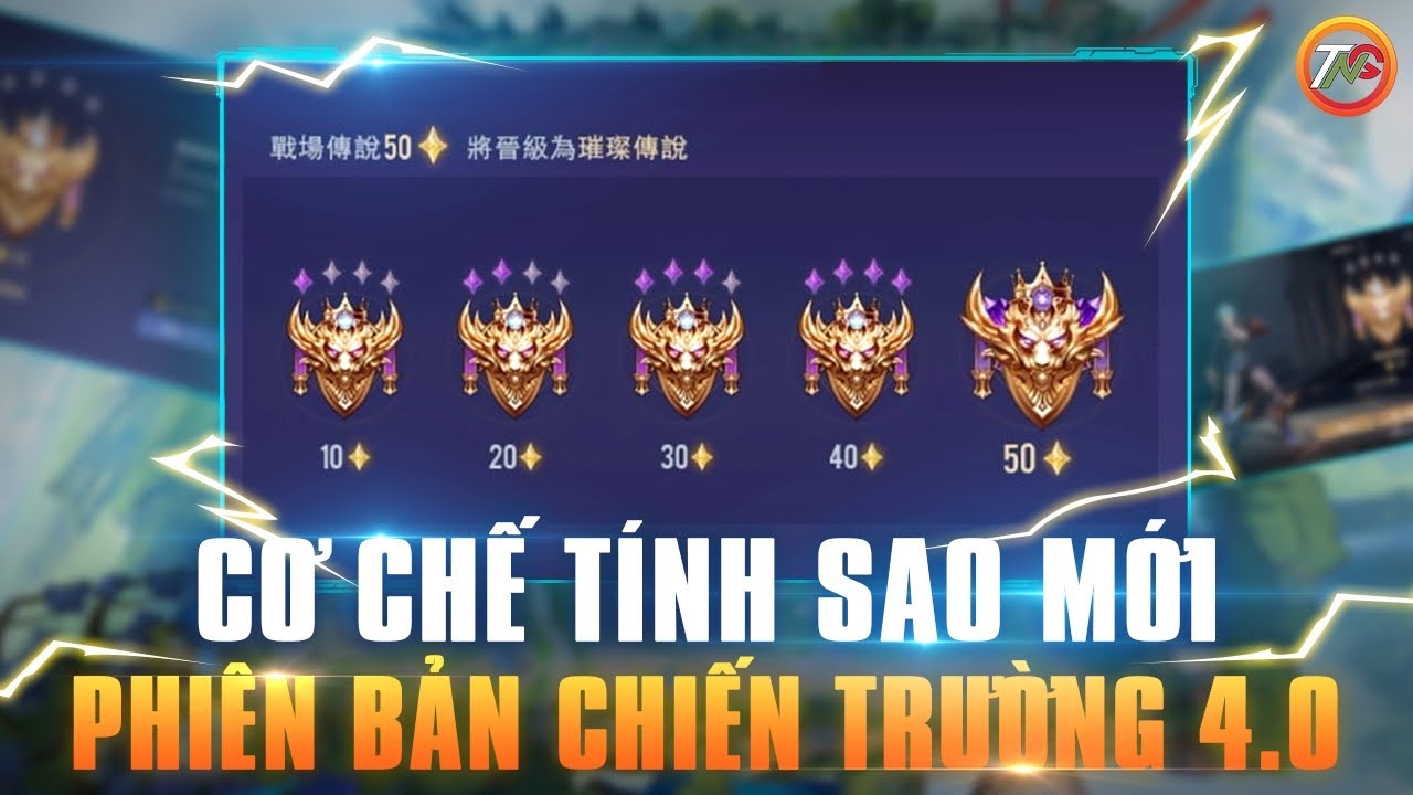 Liên Quân Cơ Chế Tính Sao Mới Cho Rank Cao Thủ Mùa 20 Phiên Bản Chiến  Trường 4.0 Tng - Youtube